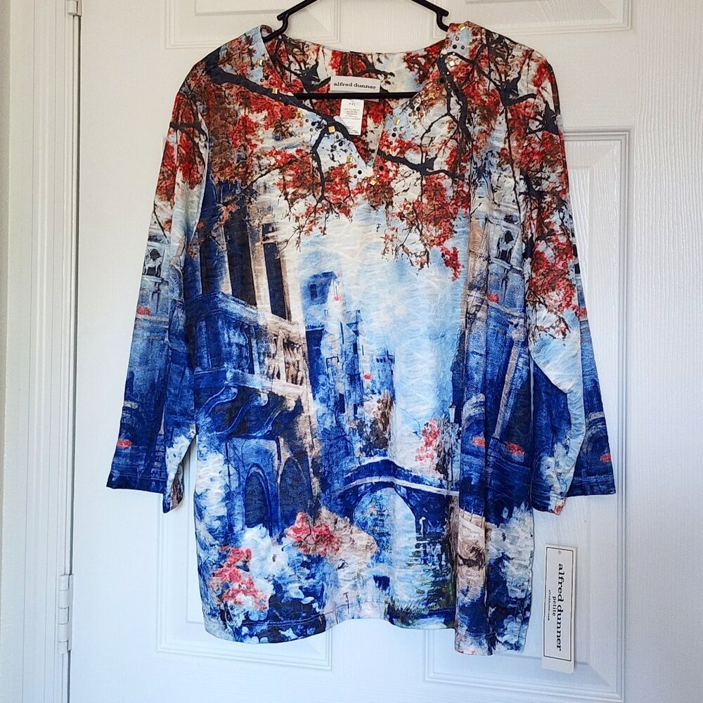 ALFRED DUNNER DESIGNER TOP WITH STUDS